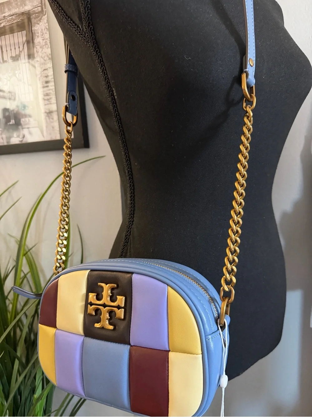 Tory Burch Kira Patchwork Camera Bag (NWT)